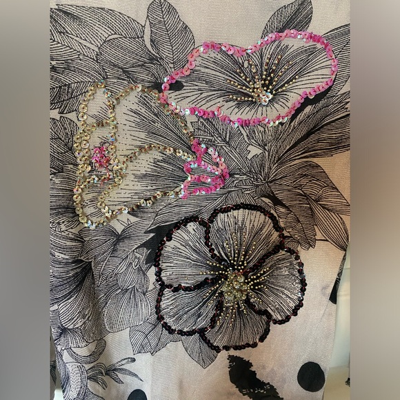 Y2K MicroMesh Top with sequins - Picture 3 of 6